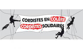 A Nîmes, l’association Cordistes en Colère.